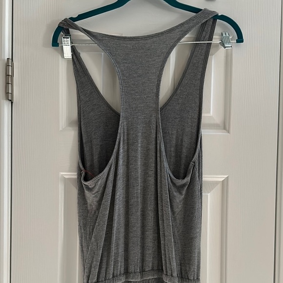 Aerie Gray Soft Razorback Lounge Romper with Drawstring Waist Women’s Small - Picture 6 of 13